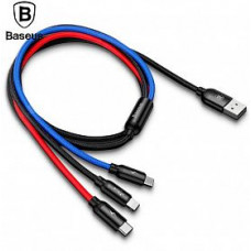 BASEUS THREE PRIMARY COLORS 3-IN-1 CABLE 120CM