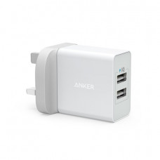 Anker PowerPort 24W 2 USB Port White