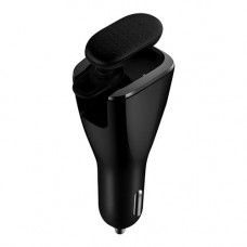 BENKS BLUETOOTH EARBUDS CAR CHARGER (BLACK)