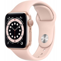 Apple Watch Series 6 GPS, 40mm Gold Aluminum Case with Pink Sand Sport Band