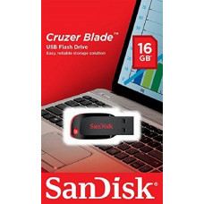 SANDISK CRUZER BLADE USB FLASH DRIVE-16GB