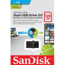 SANDISK ULTRA DUAL USB DRIVE-128GB