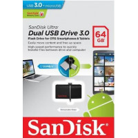 SANDISK ULTRA DUAL USB DRIVE-64GB