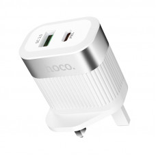 HOCO WALL CHARGER “C58B PROMINENT” USB QC3.0 & TYPE-C PD UK