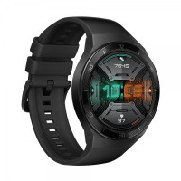 Huawei Watch GT 2e - Graphite Black Silicon Strap