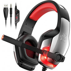 Hunterspider V-4 Pro Gaming Headset (RED)