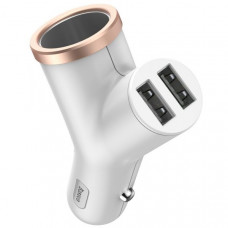 BASEUS Y TYPE CAR CHARGER 3.4A WHITE