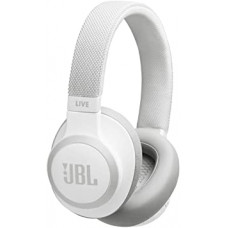 JBL LIVE 650BT WIRELESS ON-EAR HEADPHONES WHITE